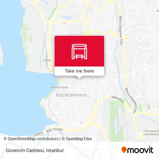 Güvercin Caddesi map