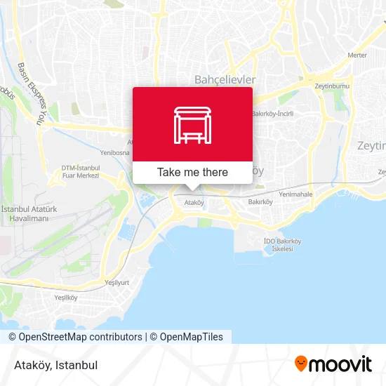 Ataköy map
