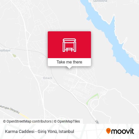 Karma Caddesi - Giriş Yönü map