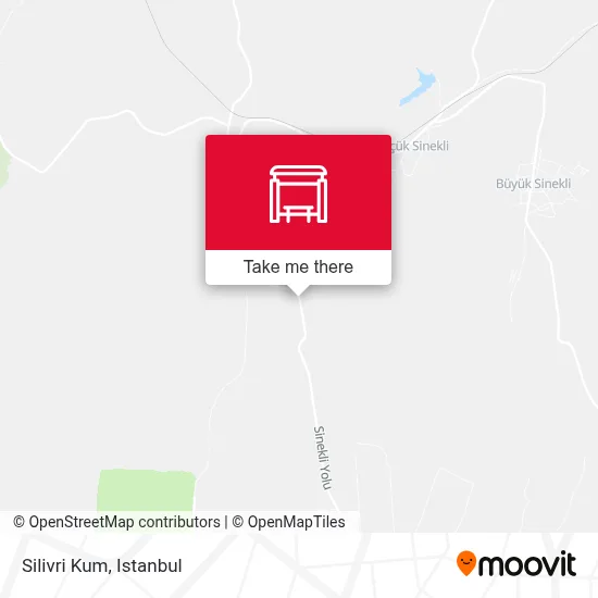 Silivri Kum map