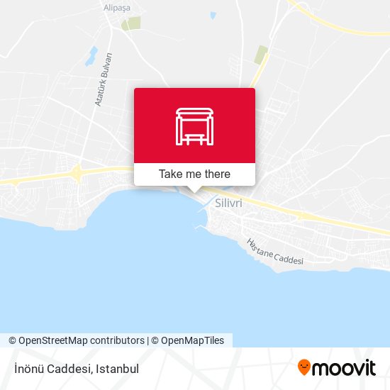 İnönü Caddesi map