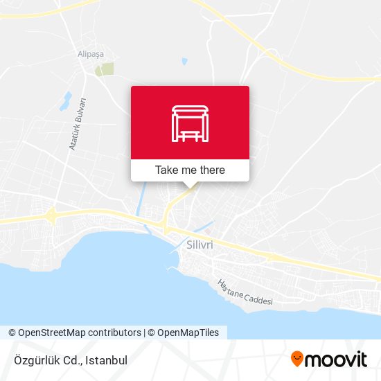 Özgürlük Cd. map