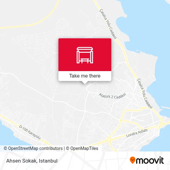 Ahsen Sokak map