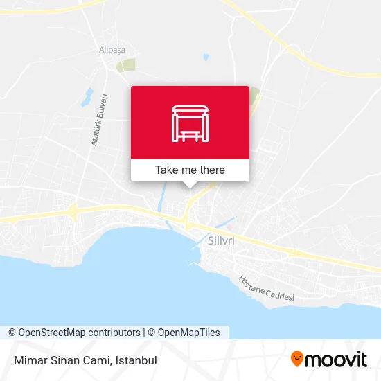 Mimar Sinan Cami map