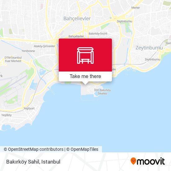 Bakırköy Sahil map