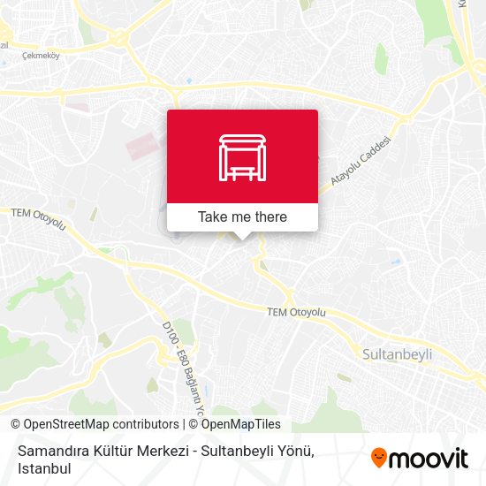 Samandıra Kültür Merkezi - Sultanbeyli Yönü map