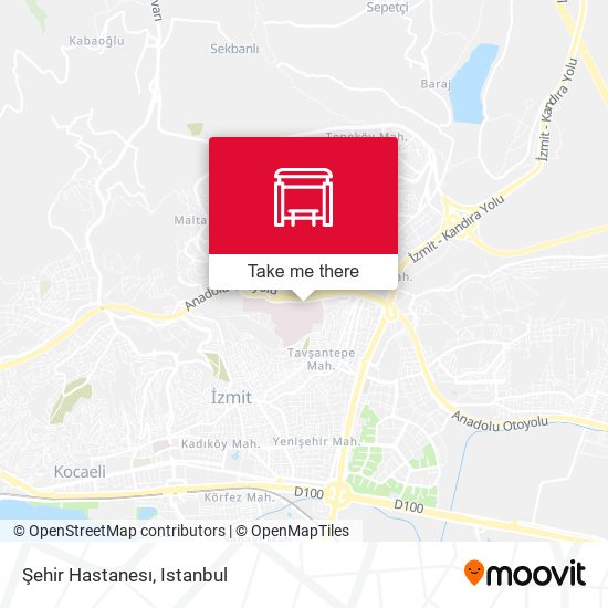 Şehir Hastanesı map