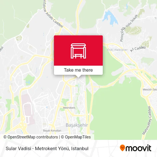 Sular Vadisi - Metrokent Yönü map