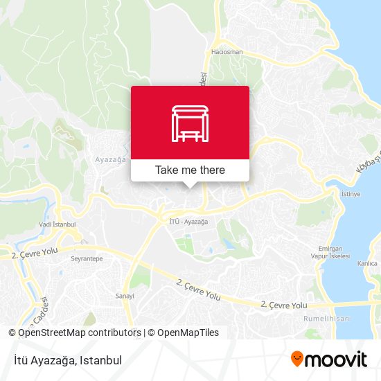 İtü Ayazağa map