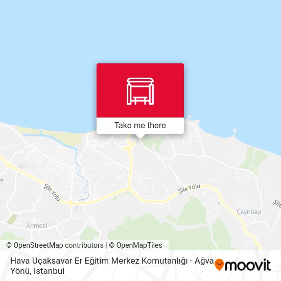 Hava Uçaksavar Er Eğitim Merkez Komutanlığı - Ağva Yönü map