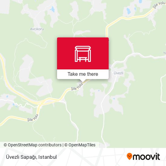 Üvezli Sapağı map