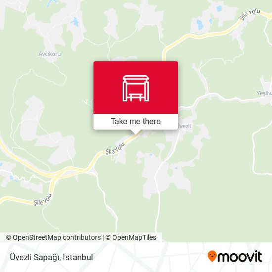 Üvezli Sapağı map