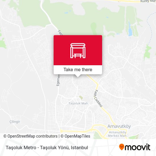 Taşoluk Metro - Taşoluk Yönü map
