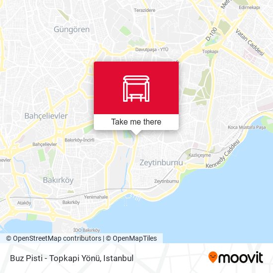 Buz Pisti - Topkapi Yönü map