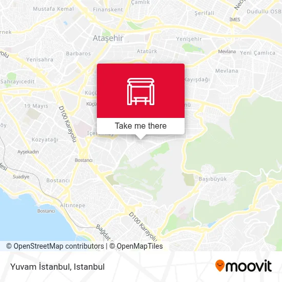 Yuvam İstanbul map