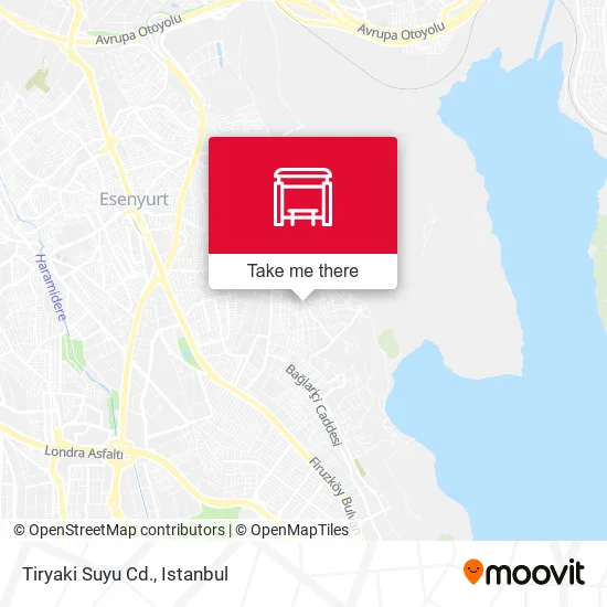 Tiryaki Suyu Cd. map