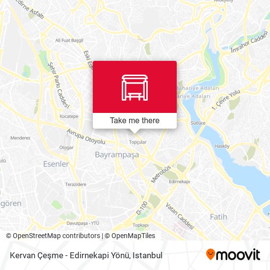 Kervan Çeşme - Edirnekapi Yönü map