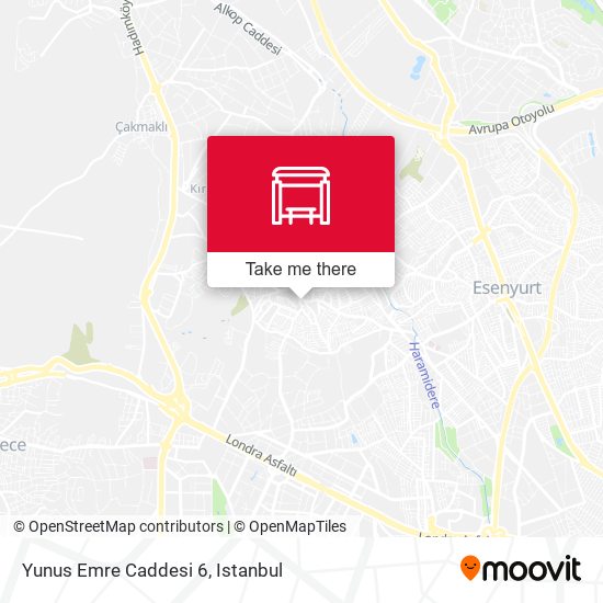 Yunus Emre Caddesi 6 map