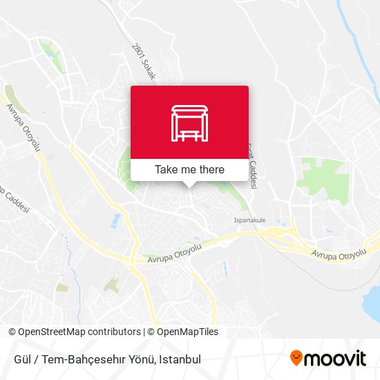 Gül / Tem-Bahçesehır Yönü map