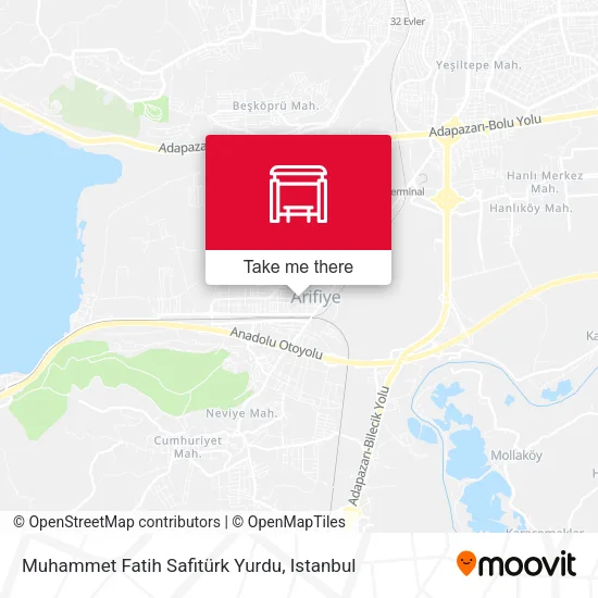 Muhammet Fatih Safitürk Yurdu map