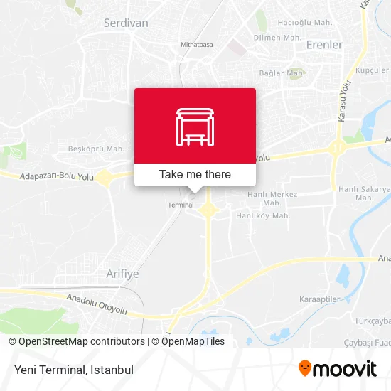 Yeni Terminal map