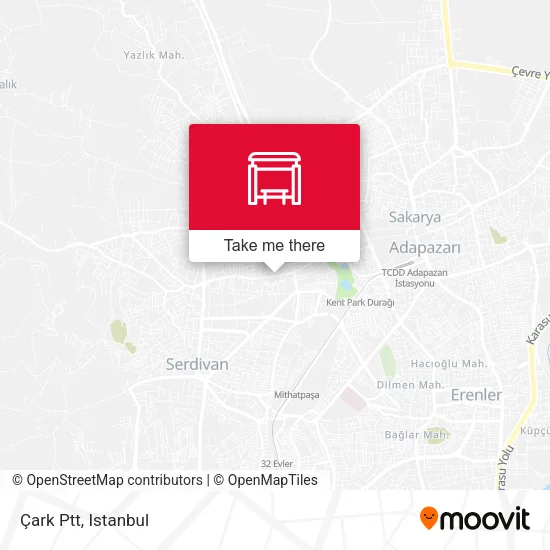 Çark Ptt map