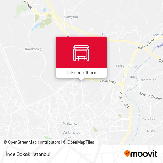 İnce Sokak map