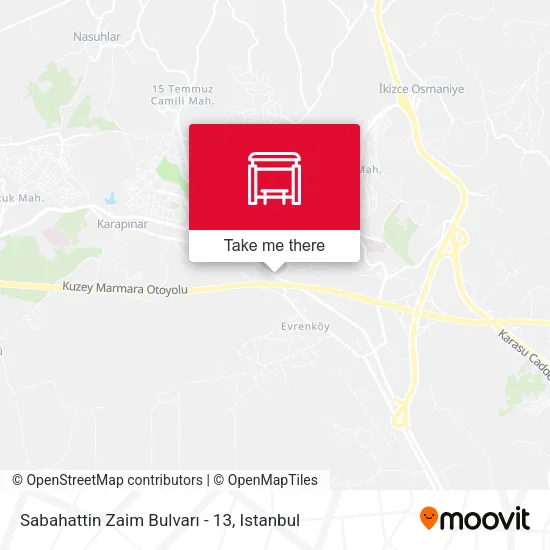 Sabahattin Zaim Bulvarı  - 13 map