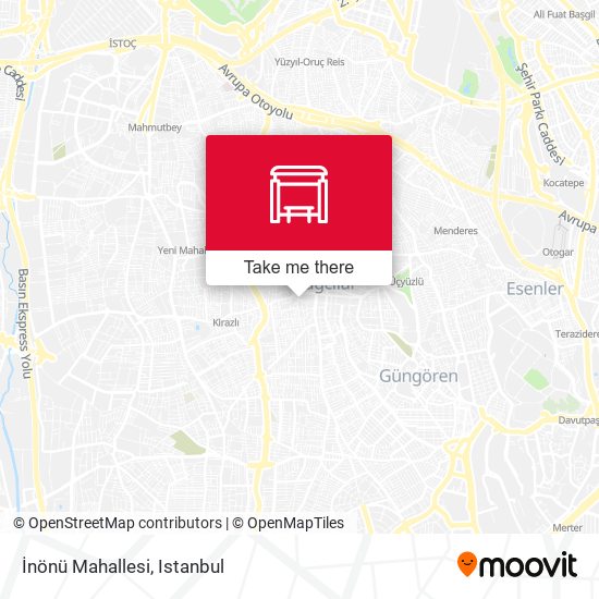 İnönü Mahallesi map