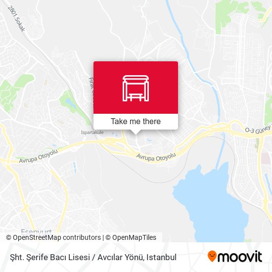 Şht. Şerife Bacı Lisesi / Avcılar Yönü map