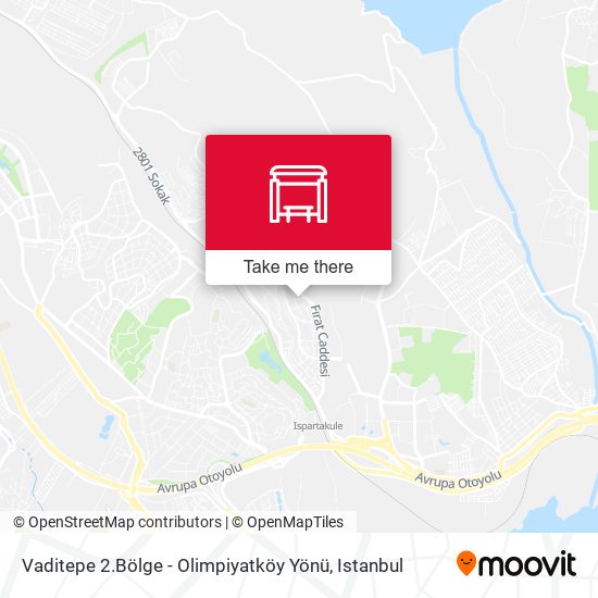 Vaditepe 2.Bölge - Olimpiyatköy Yönü map