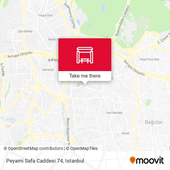 Peyami Safa Caddesi 74 map