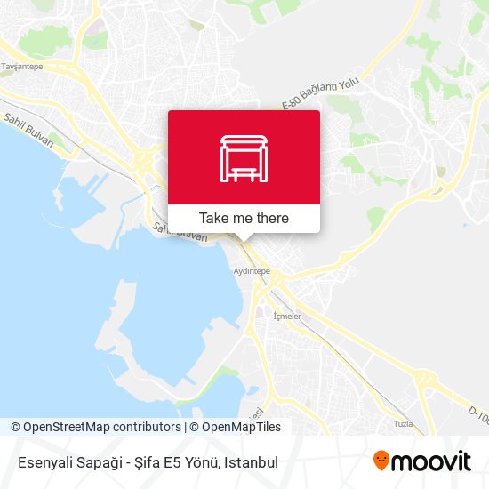 Esenyali Sapaği - Şifa E5 Yönü map