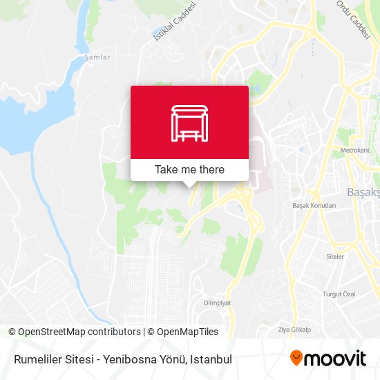 Rumeliler Sitesi - Yenibosna Yönü map