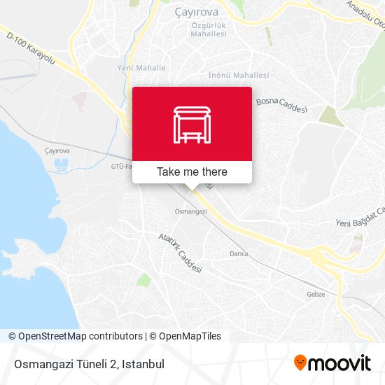 Osmangazi Tüneli 2 map