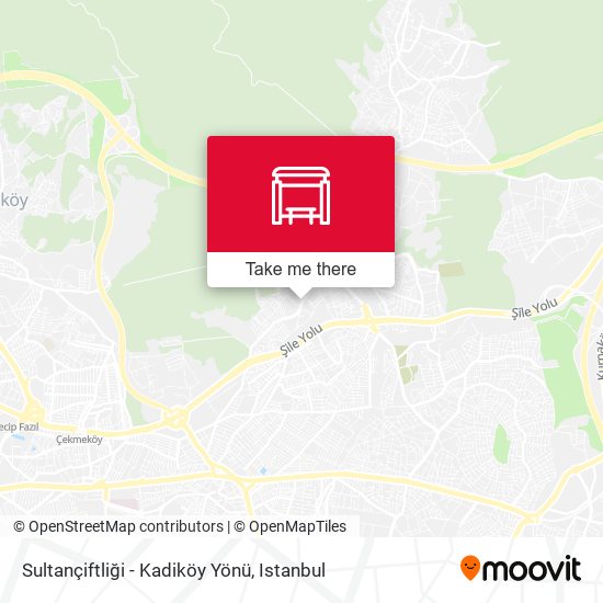 Sultançiftliği - Kadiköy Yönü map