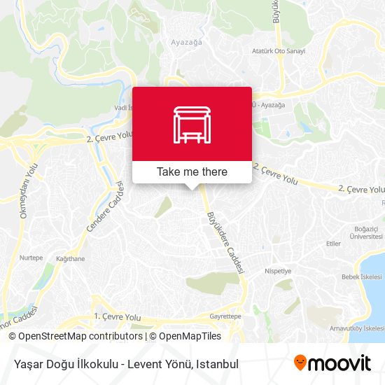 Yaşar Doğu İlkokulu - Levent Yönü map