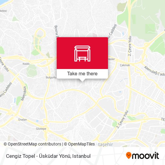 Cengiz Topel - Üsküdar Yönü map