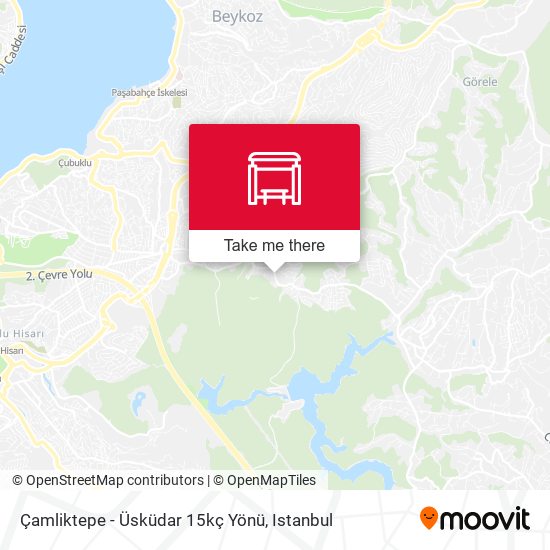 Çamliktepe - Üsküdar 15kç Yönü map