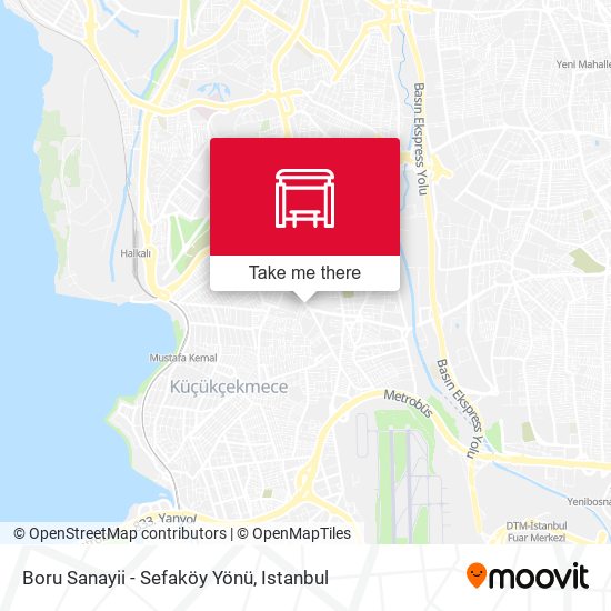 Boru Sanayii - Sefaköy Yönü map