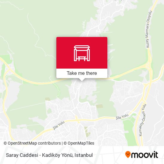 Saray Caddesi - Kadiköy Yönü map