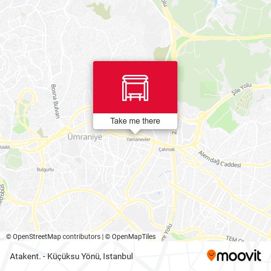 Atakent. - Küçüksu Yönü map