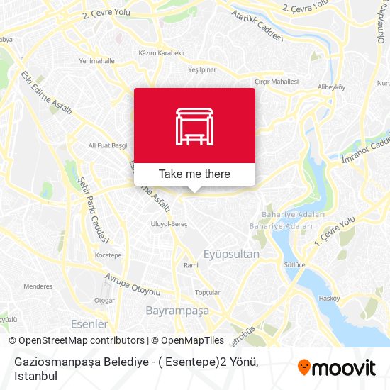 Gaziosmanpaşa Belediye - ( Esentepe)2 Yönü map