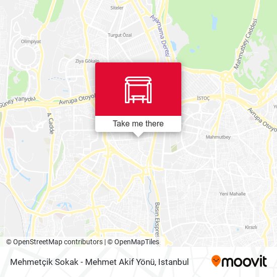 Mehmetçik Sokak - Mehmet Akif Yönü map