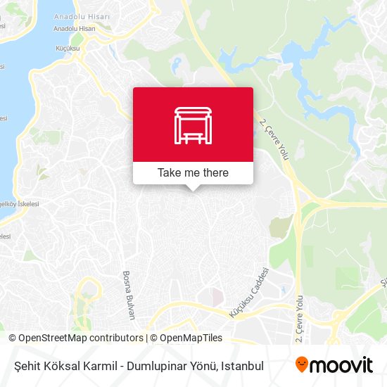 Şehit Köksal Karmil - Dumlupinar Yönü map