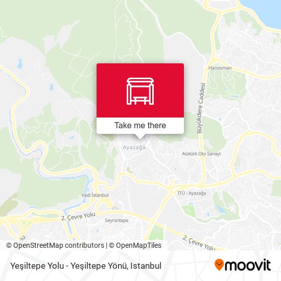 Yeşiltepe Yolu - Yeşiltepe Yönü map