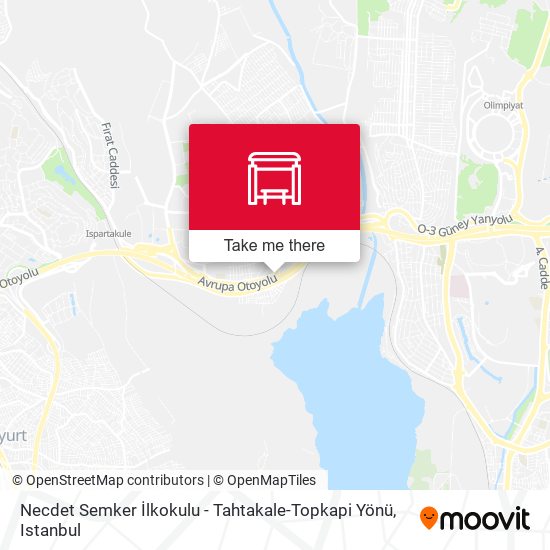 Necdet Semker İlkokulu - Tahtakale-Topkapi Yönü map