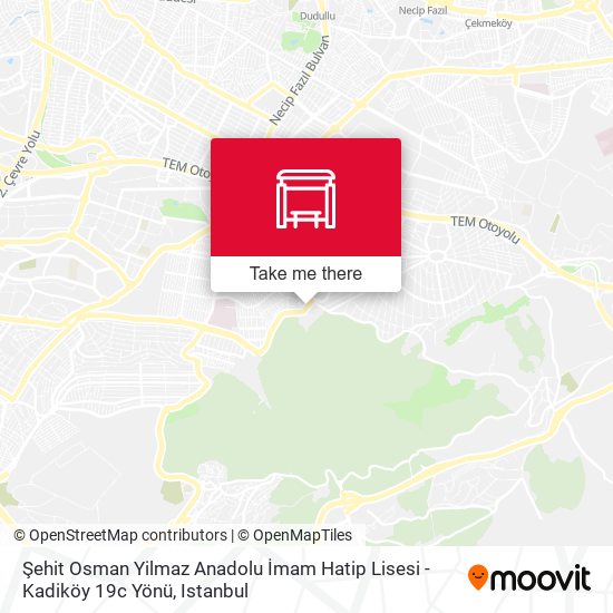 Şehit Osman Yilmaz Anadolu İmam Hatip Lisesi - Kadiköy 19c Yönü map