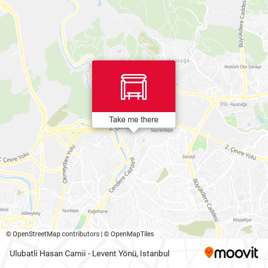 Ulubatli Hasan Camii - Levent Yönü map