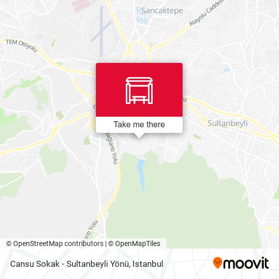 Cansu Sokak - Sultanbeyli Yönü map